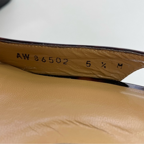 Stuart Weitzman Slingback Tortoise Shell Point-Toe Wedge Heels‎ - Picture 15 of 16